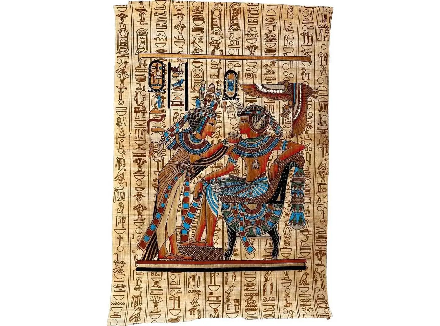 egyptian king and queen art