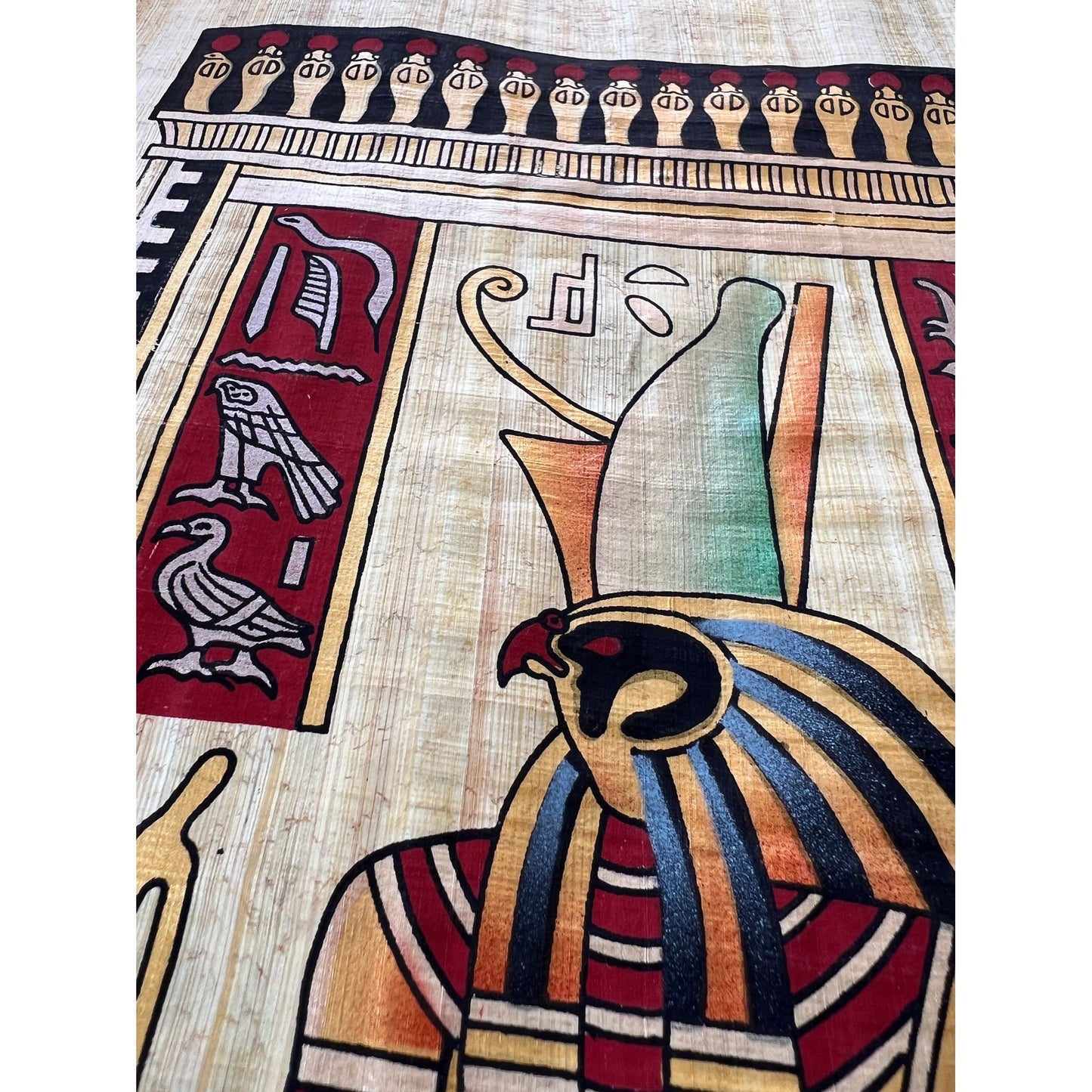 Horus Painting Portrait, Egyptian God Portraits, The Curious Egyptian God of the Sky