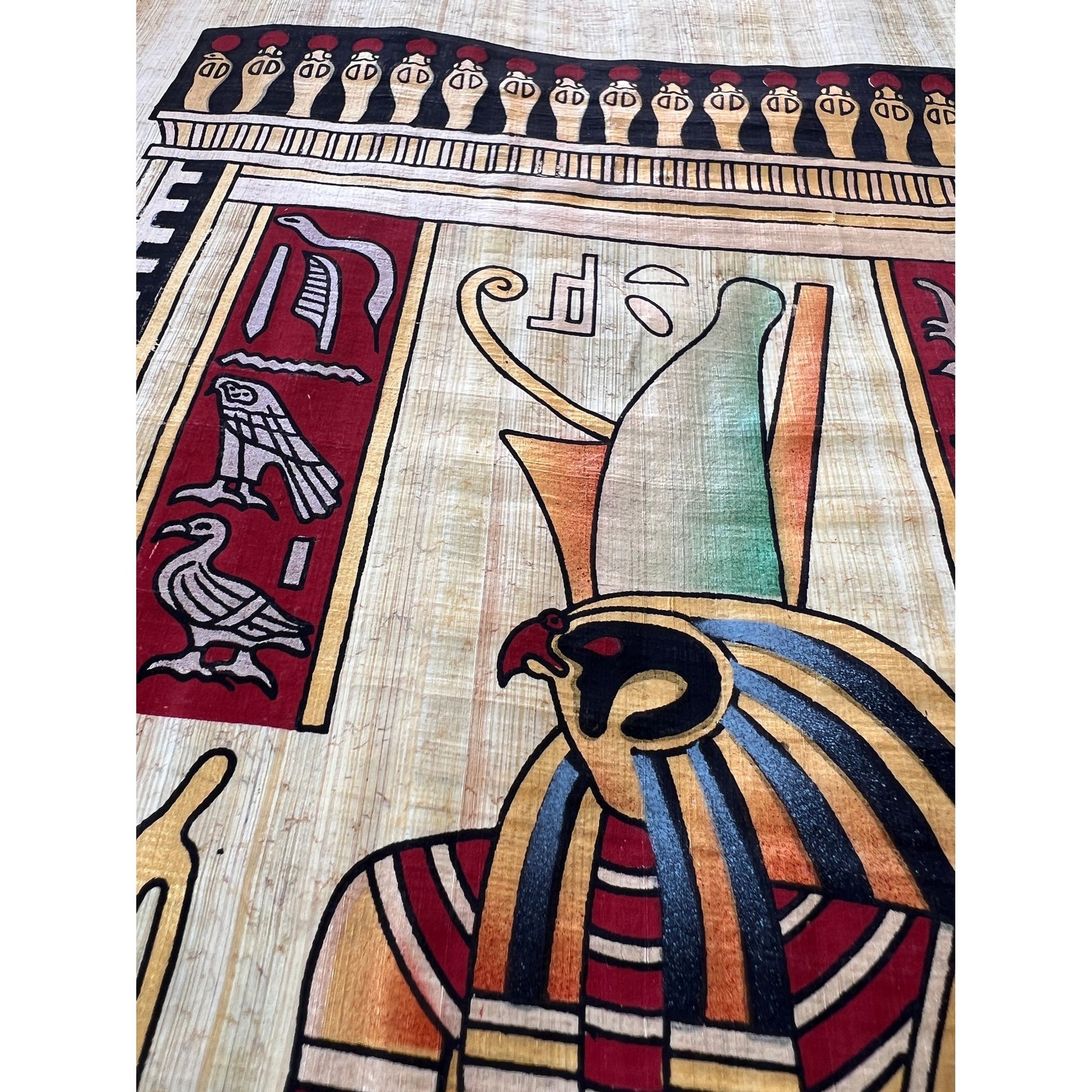 Horus Painting Portrait, Egyptian God Portraits, The Curious Egyptian God of the Sky