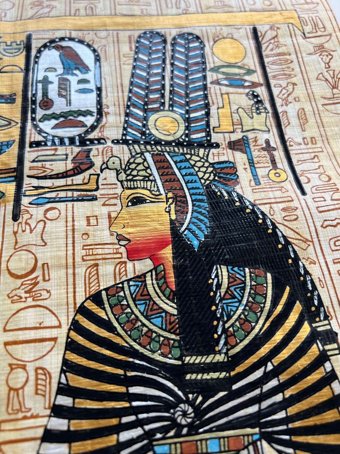 God Horus Leading Queen Nefertari into the Afterlife, Wall painting in the tomb of Queen Nefertari, Valley of the Queens