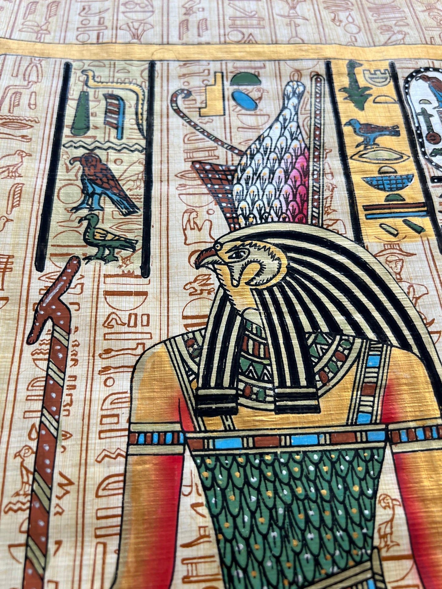 God Horus Leading Queen Nefertari into the Afterlife, Wall painting in the tomb of Queen Nefertari, Valley of the Queens