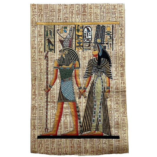 God Horus Leading Queen Nefertari into the Afterlife, Wall painting in the tomb of Queen Nefertari, Valley of the Queens