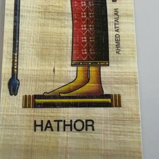 HATHOR Bookmark - Unleash the Power of Ancient Egyptian Goddess, the Patroness of Joy, Love, and Beauty - 1.75x6.90 inches - Free Shipping