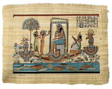 Plain Background Papyrus Paintings