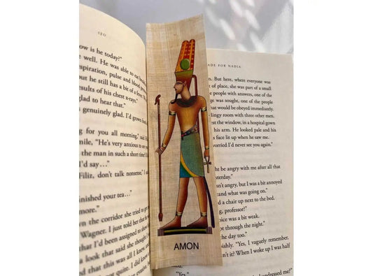 Amon Bookmark - The One Great & Hidden - King of the Gods - Papyrus Educational Bookmarks