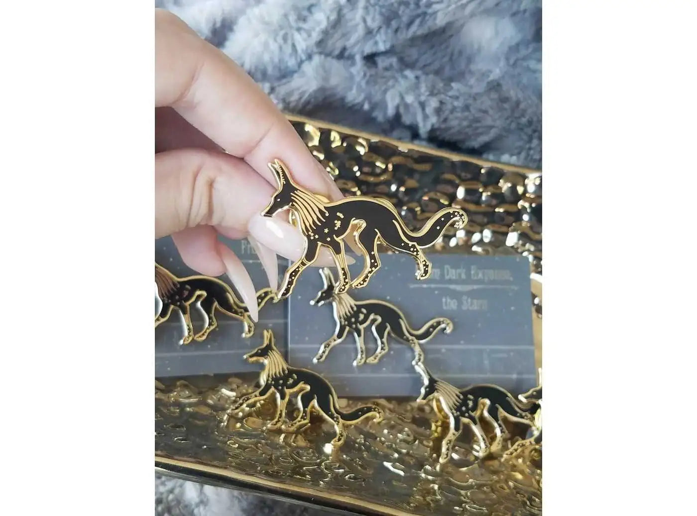 Anubis Pins - Jackal Dog Pins & Pinback Buttons - Egyptian Pins - Pantheon Hard Enamel Pins - Pins for Backpacks - Lapel Pin Gifts