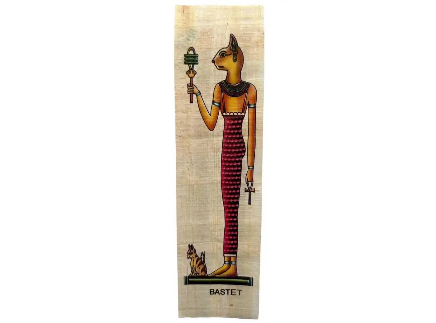 BASTET Bookmark - The Fierce Feline Goddess of Protection - Egyptian Bookmarks History Educational - 1.75x6.90 inches - Free Shipping