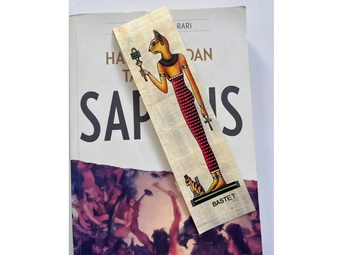 BASTET Bookmark - The Fierce Feline Goddess of Protection - Egyptian Bookmarks History Educational - 1.75x6.90 inches - Free Shipping