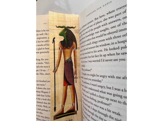 Bookmark For Kids Khnum Ancient Egyptian God of Fertility Khnemu, Associated with Water and with Procreation