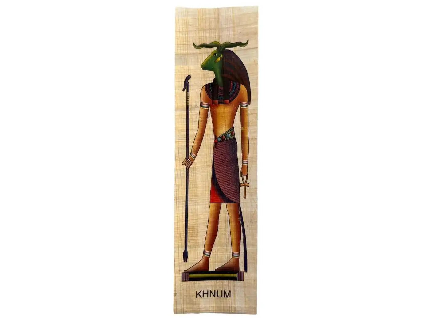 Bookmark For Kids Khnum Ancient Egyptian God of Fertility Khnemu, Associated with Water and with Procreation
