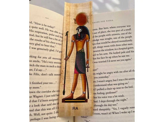 Egypt Bookmark RA The Sun God of Ancient Egypt - Egyptian Papyrus Bookmarks History Educational
