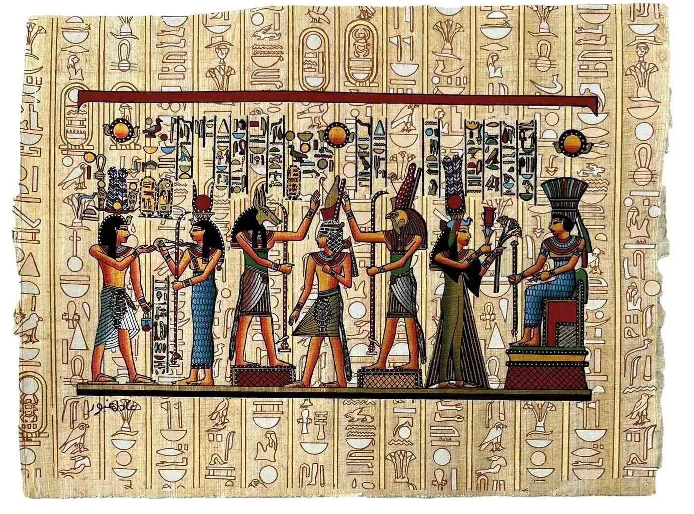 Egyptian Deities, Pharaohs, Gods, Kings, Queens, Goddesses • Amun, Hathor, Anubis, Ramses II, Horus, Queen Nefertari