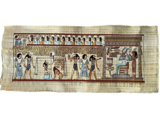 Extra Large Egypt Wall Decor, Last Judgement of Hunefer from His Tomb the Book of The Dead - Home & Office Decoration