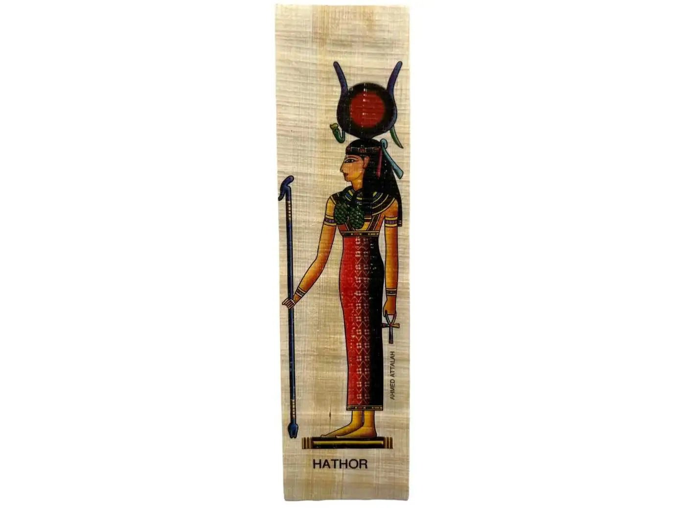 HATHOR Bookmark - Unleash the Power of Ancient Egyptian Goddess, the Patroness of Joy, Love, and Beauty - 1.75x6.90 inches - Free Shipping