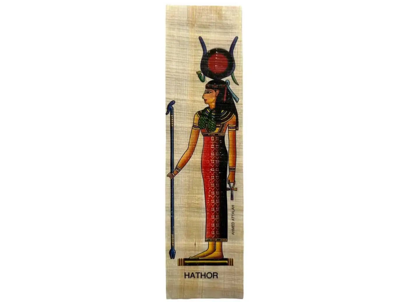 HATHOR Bookmark - Unleash the Power of Ancient Egyptian Goddess, the Patroness of Joy, Love, and Beauty - 1.75x6.90 inches - Free Shipping