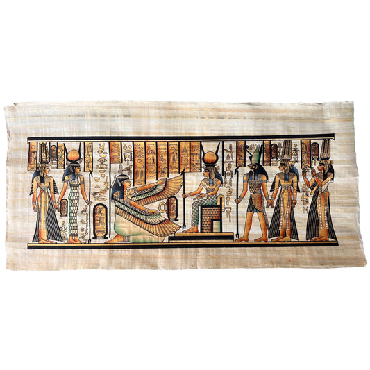 Horus and Isis Leading Queen Nefertari Into the Afterlife