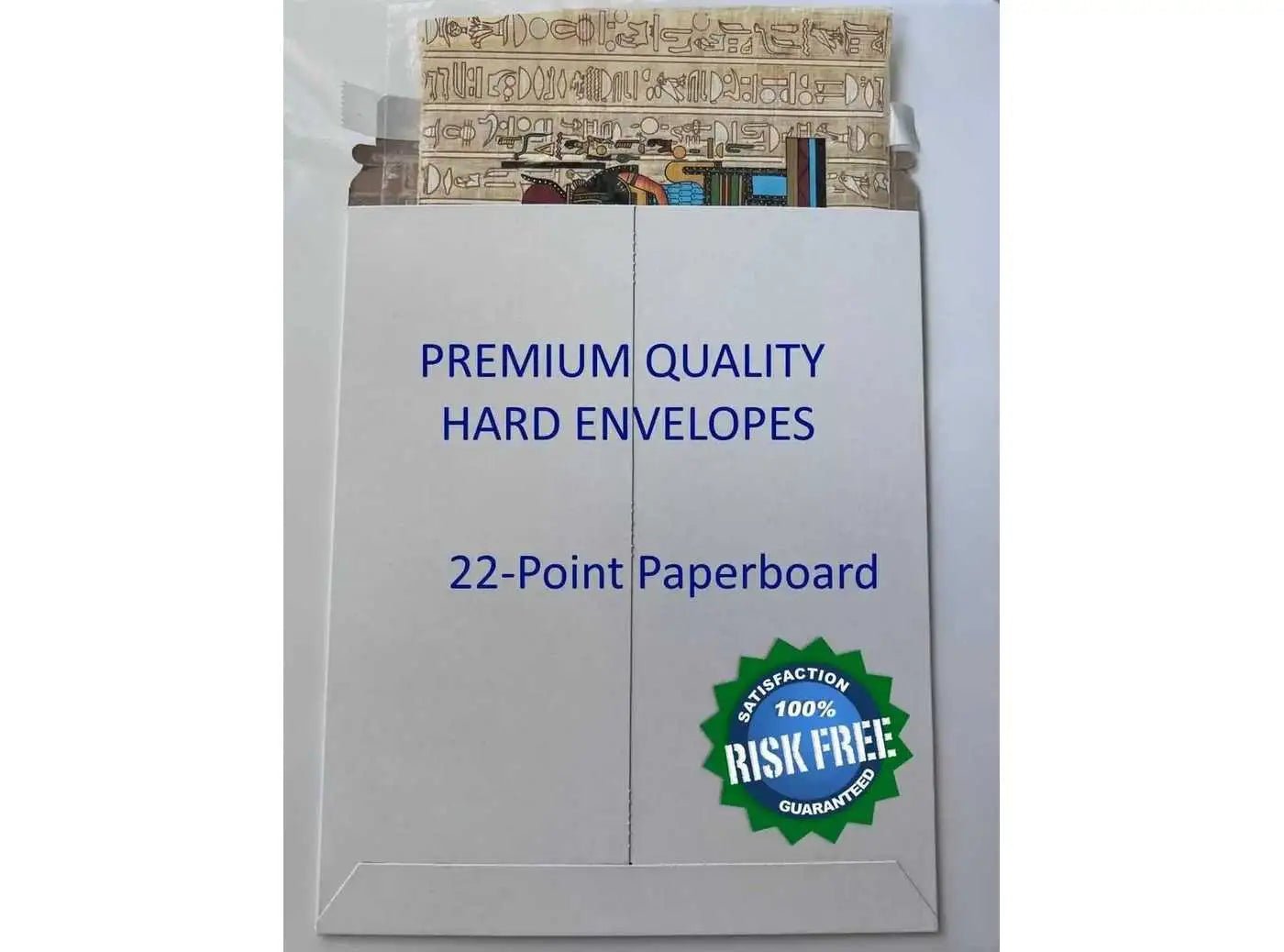Merry Christmas on Egyptian Papyrus Paper - Merry Christmas Gift Card Printing Authentic Papyrus