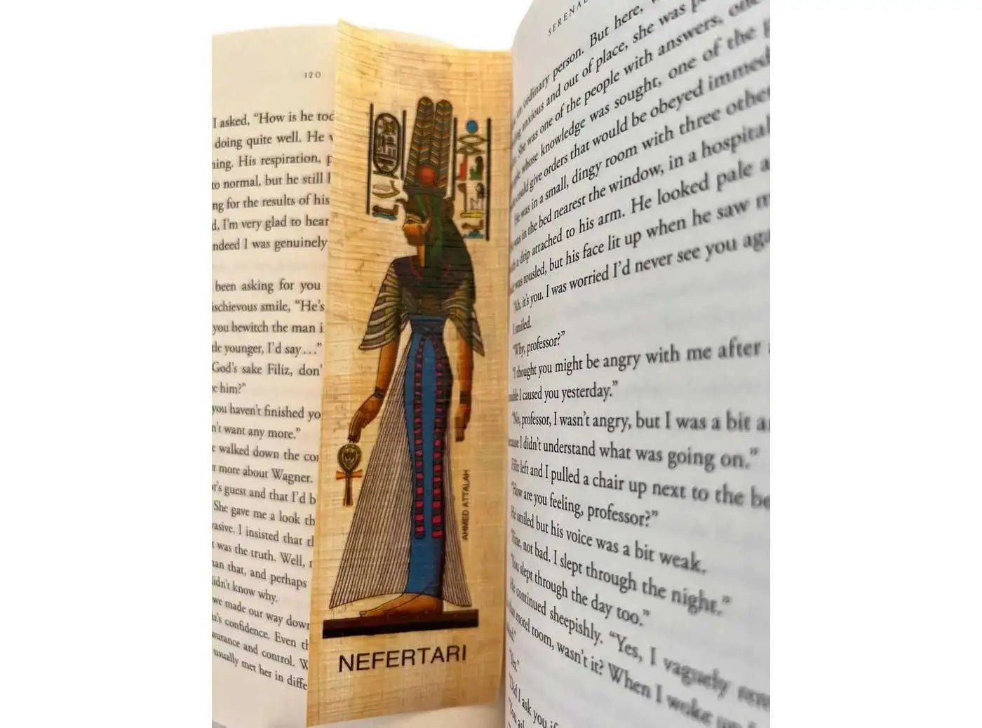 Nefertari Bookmark - First Queen of Ramesses The Great - Papyrus Bookmarks • History Educational