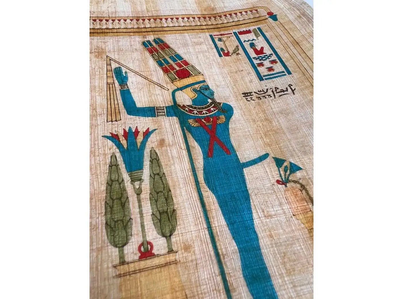 Priapus Illustration from Pantheon Egyptian - Authentic Egyptian Papyrus Paper