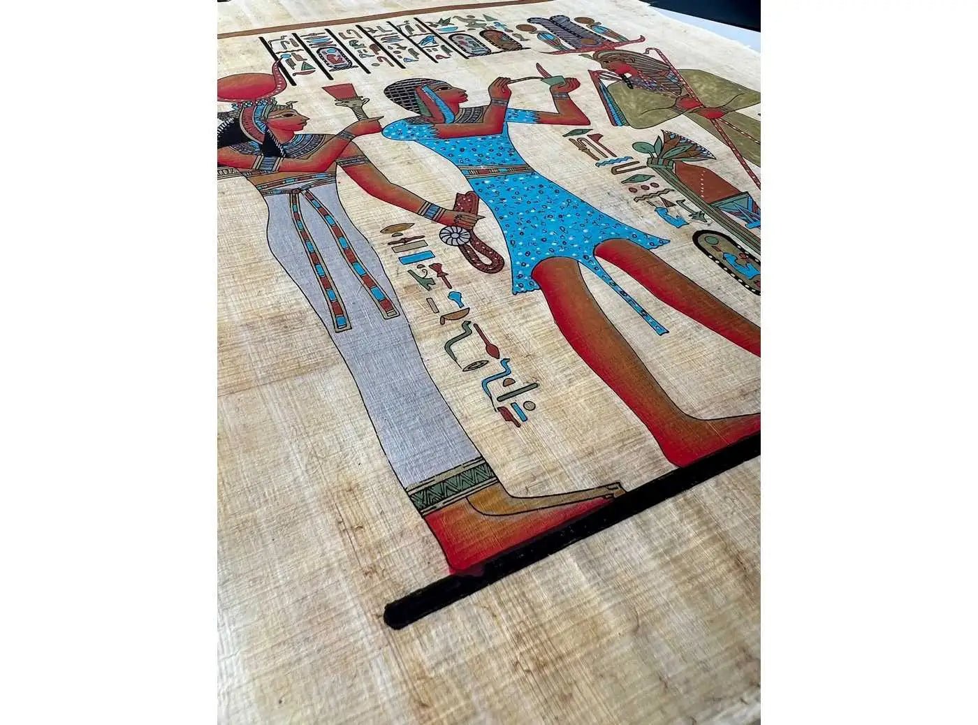 Prince of Egypt - 100% Authentic Egyptian Original Hand Painted Painting Papyrus - Egypt Papyrus Painting