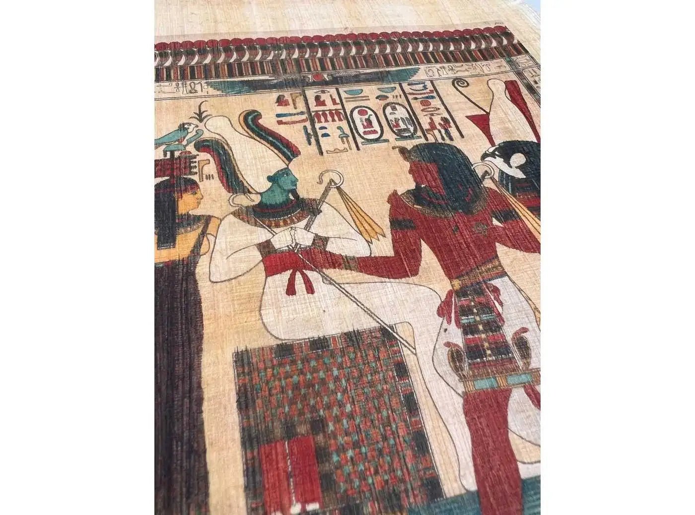 Tableau of Figures, Large as Life, in The Tomb of Psammuthis Illustration from The Kings Tombs in Thebes